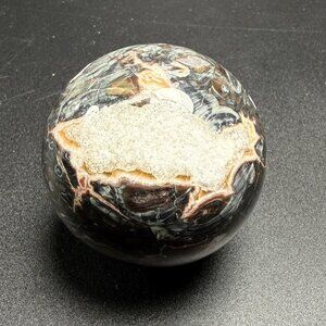 Natural African Bloodstone Sphere Drusy Stone Healing Crystal Polished 54mm 206g